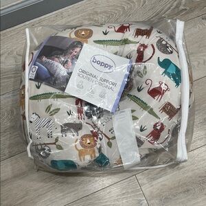 Boppy Nursing and Infant Support Pillow, Neutral Jungle